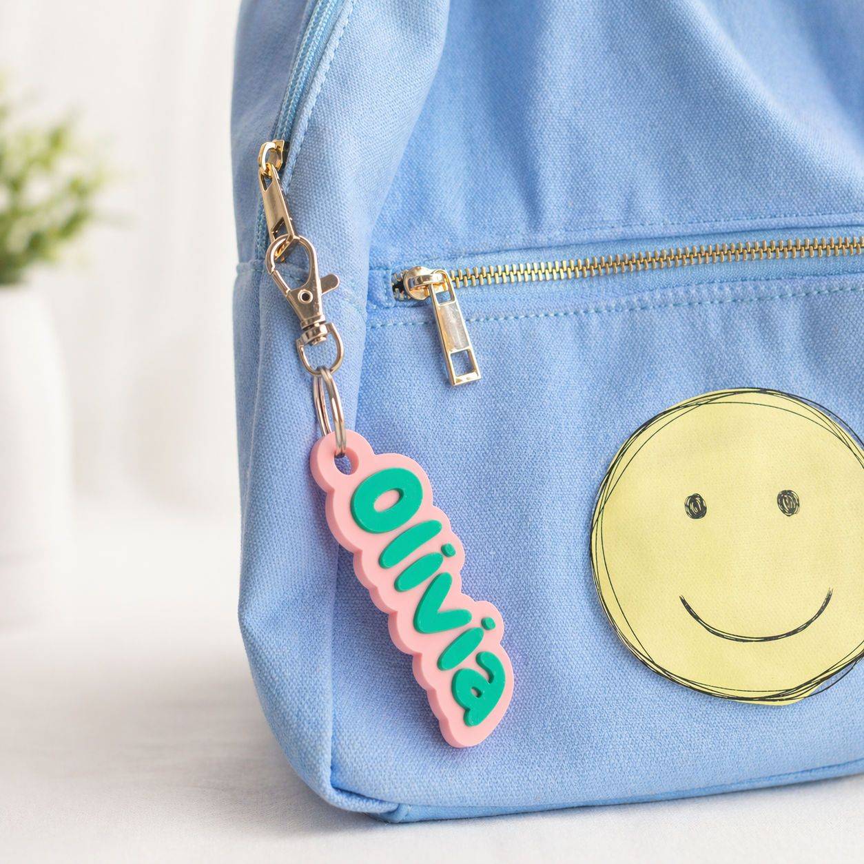 Personalised Bag Clip Tags