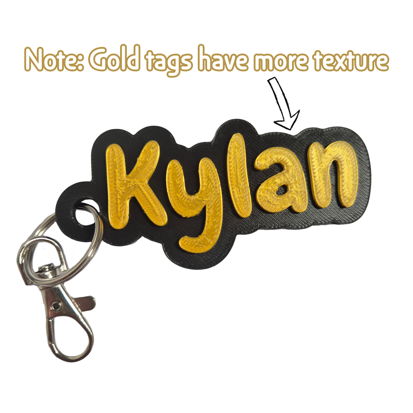 Personalised Bag Clip Tags