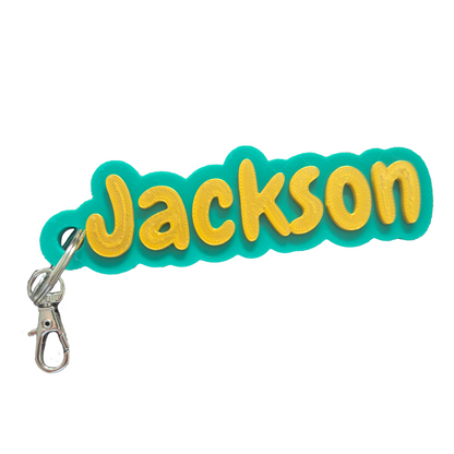Personalised Bag Clip Tags