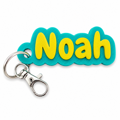 Personalised Bag Clip Tags