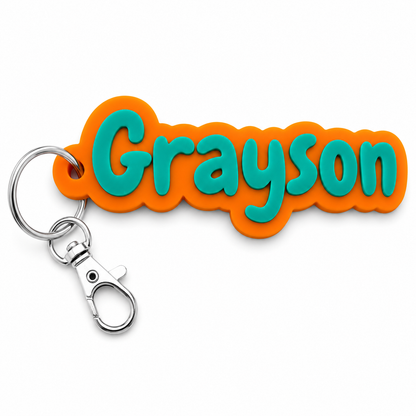 Personalised Bag Clip Tags