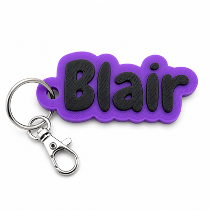 Personalised Bag Clip Tags