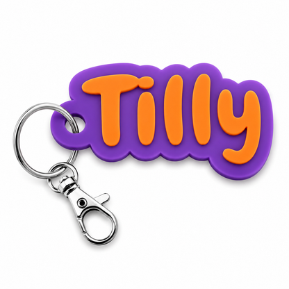 Personalised Bag Clip Tags