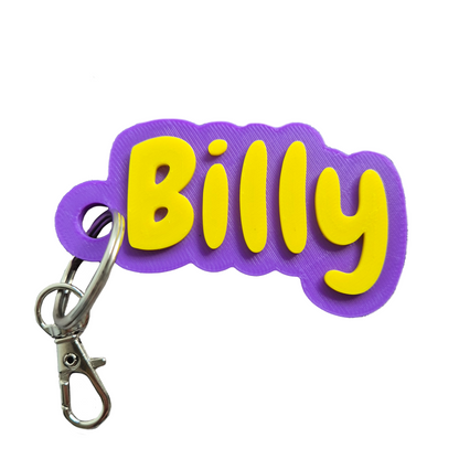 Personalised Bag Clip Tags