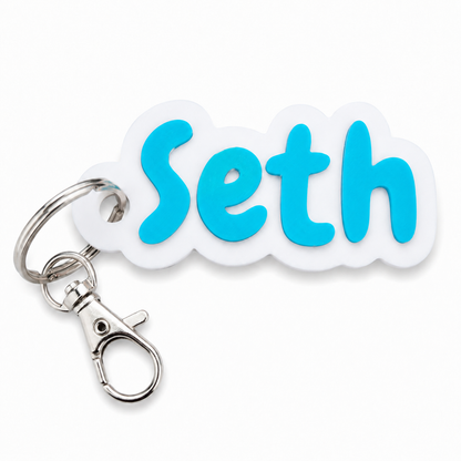Personalised Bag Clip Tags