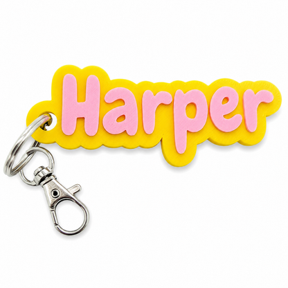 Personalised Bag Clip Tags