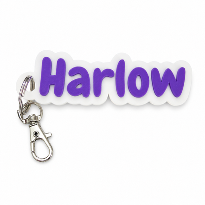Personalised Bag Clip Tags